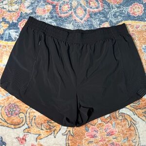 Athleta Hustle 3” Black Athletic Shorts